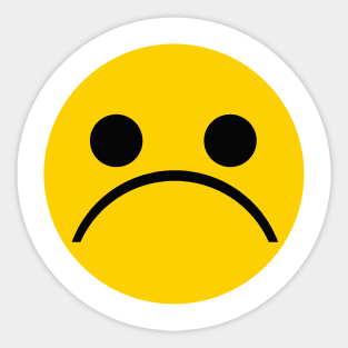 Sad Face Sticker